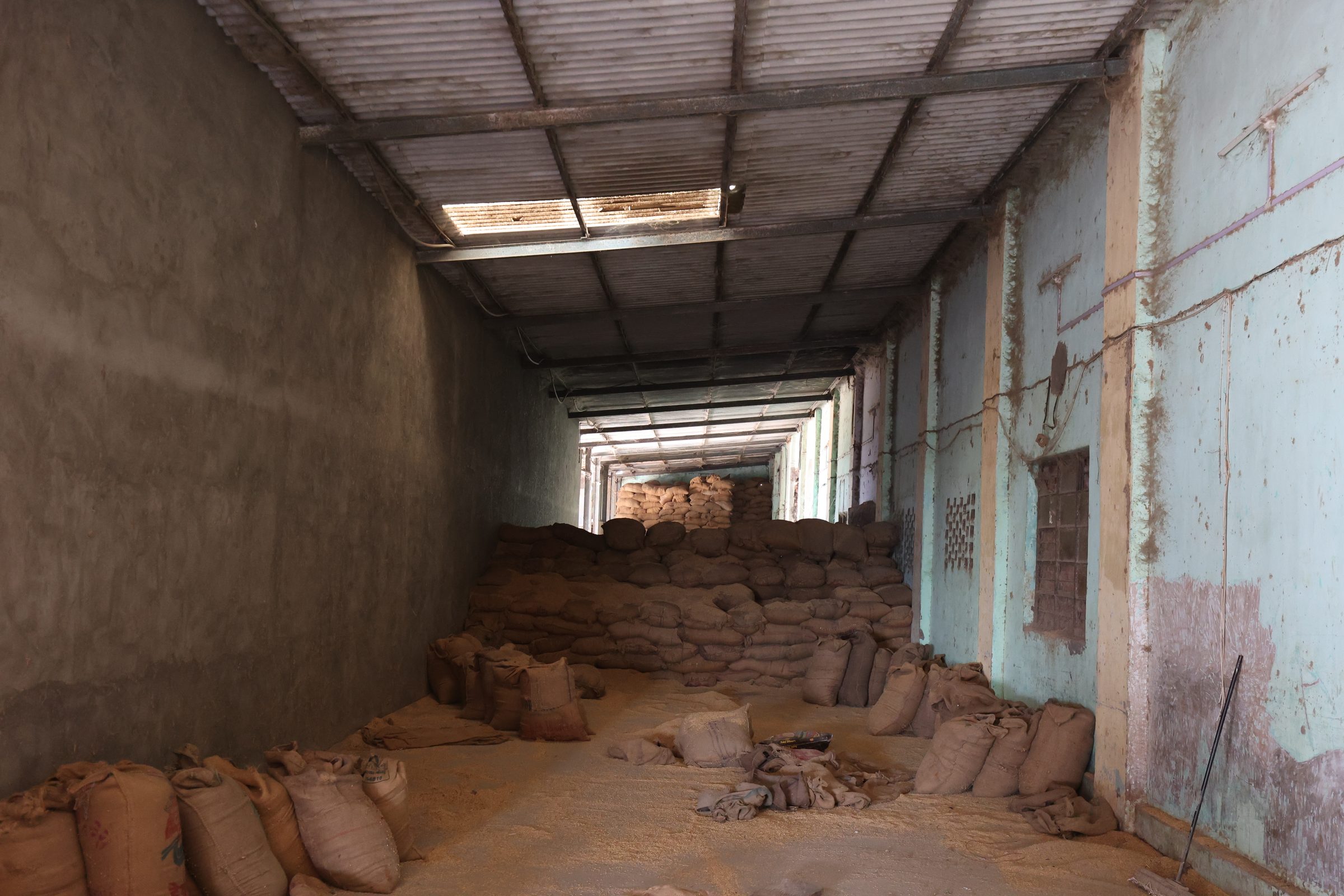 Paddy and raw material storage